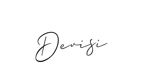 You can use this online signature creator to create a handwritten signature for the name Devisi. This is the best online autograph maker. Devisi signature style 2 images and pictures png