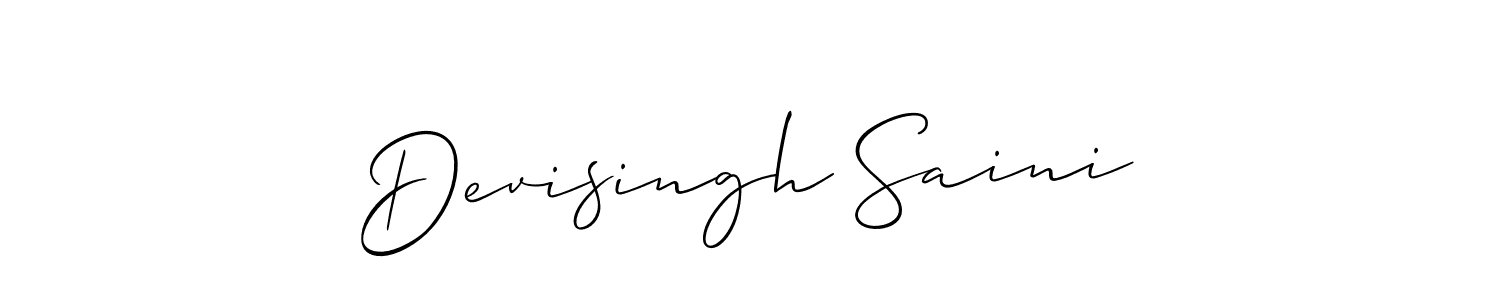 Also You can easily find your signature by using the search form. We will create Devisingh Saini name handwritten signature images for you free of cost using Allison_Script sign style. Devisingh Saini signature style 2 images and pictures png