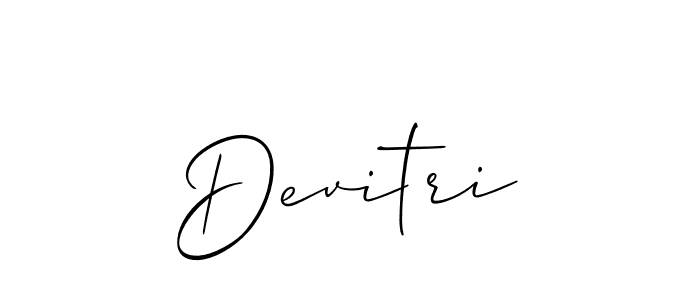 You can use this online signature creator to create a handwritten signature for the name Devitri. This is the best online autograph maker. Devitri signature style 2 images and pictures png