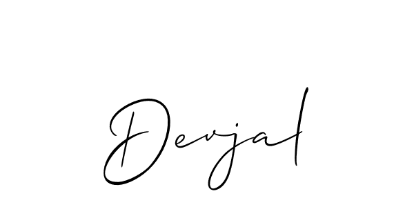 How to make Devjal name signature. Use Allison_Script style for creating short signs online. This is the latest handwritten sign. Devjal signature style 2 images and pictures png