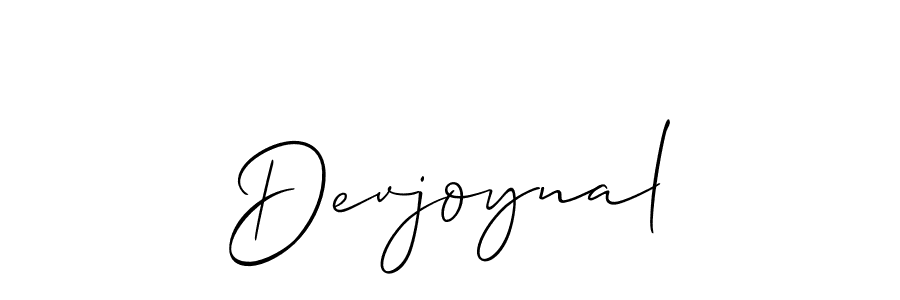 Make a beautiful signature design for name Devjoynal. With this signature (Allison_Script) style, you can create a handwritten signature for free. Devjoynal signature style 2 images and pictures png