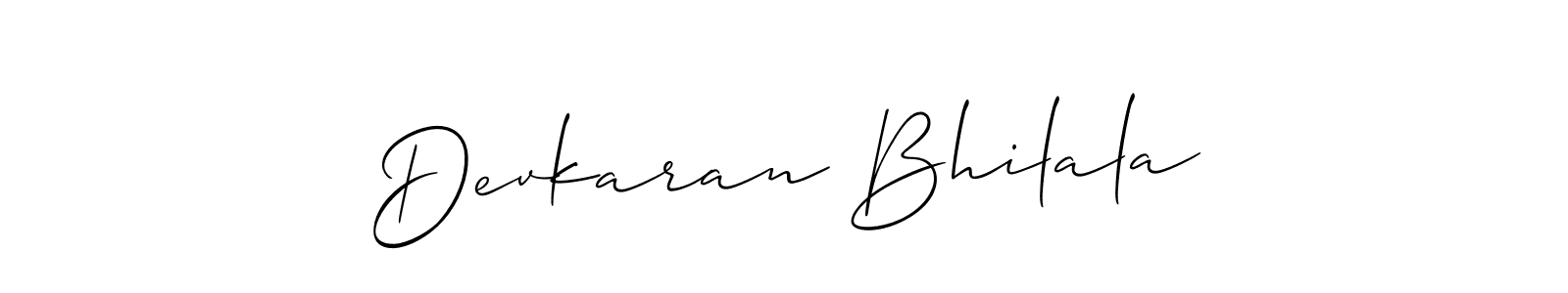Similarly Allison_Script is the best handwritten signature design. Signature creator online .You can use it as an online autograph creator for name Devkaran Bhilala. Devkaran Bhilala signature style 2 images and pictures png