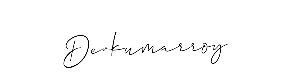 Make a beautiful signature design for name Devkumarroy. Use this online signature maker to create a handwritten signature for free. Devkumarroy signature style 2 images and pictures png