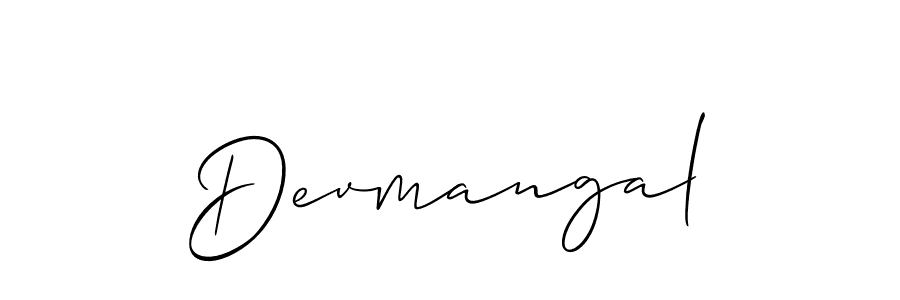 It looks lik you need a new signature style for name Devmangal. Design unique handwritten (Allison_Script) signature with our free signature maker in just a few clicks. Devmangal signature style 2 images and pictures png