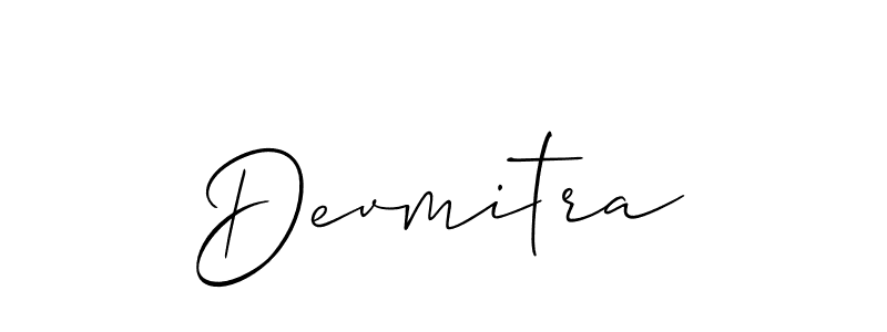 You can use this online signature creator to create a handwritten signature for the name Devmitra. This is the best online autograph maker. Devmitra signature style 2 images and pictures png