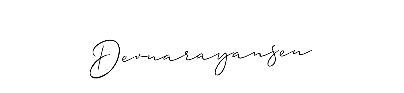 Best and Professional Signature Style for Devnarayansen. Allison_Script Best Signature Style Collection. Devnarayansen signature style 2 images and pictures png