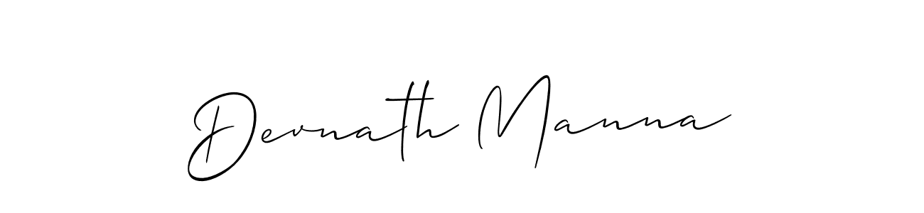 Devnath Manna stylish signature style. Best Handwritten Sign (Allison_Script) for my name. Handwritten Signature Collection Ideas for my name Devnath Manna. Devnath Manna signature style 2 images and pictures png