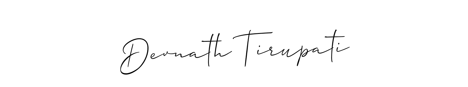 You can use this online signature creator to create a handwritten signature for the name Devnath Tirupati. This is the best online autograph maker. Devnath Tirupati signature style 2 images and pictures png