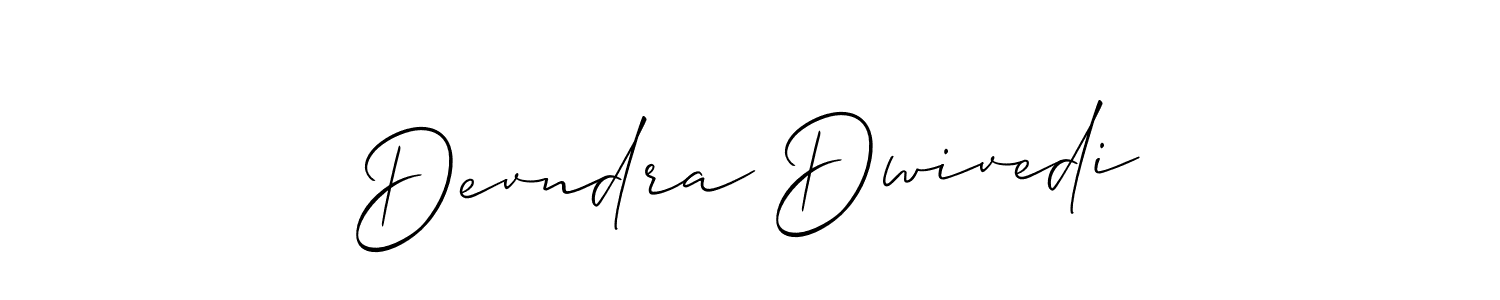 Devndra Dwivedi stylish signature style. Best Handwritten Sign (Allison_Script) for my name. Handwritten Signature Collection Ideas for my name Devndra Dwivedi. Devndra Dwivedi signature style 2 images and pictures png
