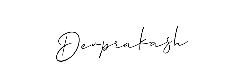 How to Draw Devprakash signature style? Allison_Script is a latest design signature styles for name Devprakash. Devprakash signature style 2 images and pictures png