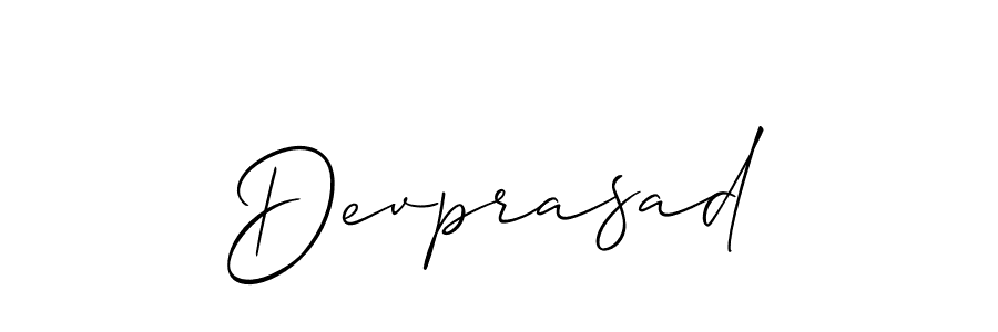 Best and Professional Signature Style for Devprasad. Allison_Script Best Signature Style Collection. Devprasad signature style 2 images and pictures png