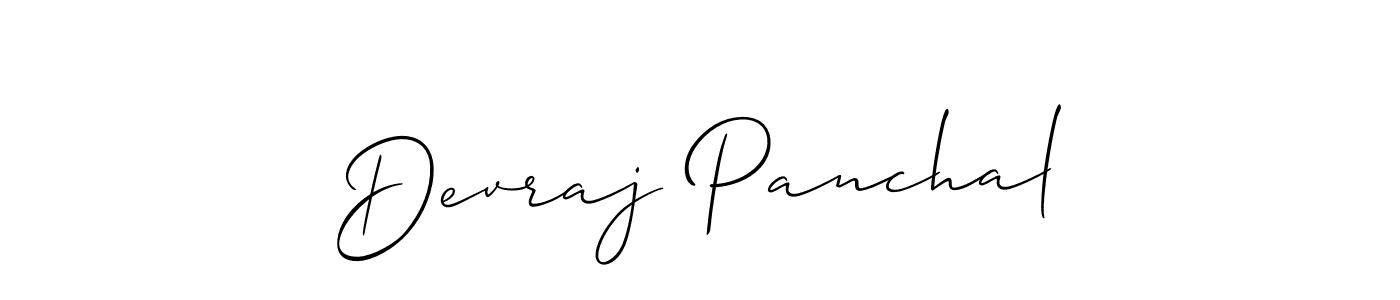 if you are searching for the best signature style for your name Devraj Panchal. so please give up your signature search. here we have designed multiple signature styles  using Allison_Script. Devraj Panchal signature style 2 images and pictures png