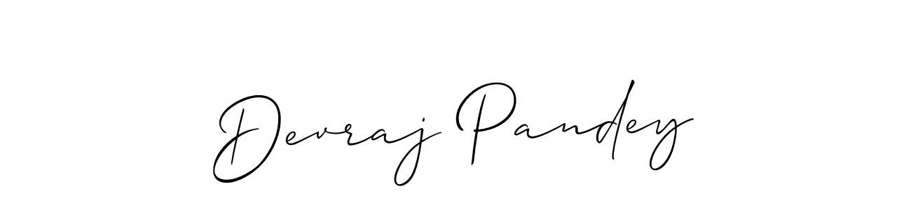 It looks lik you need a new signature style for name Devraj Pandey. Design unique handwritten (Allison_Script) signature with our free signature maker in just a few clicks. Devraj Pandey signature style 2 images and pictures png