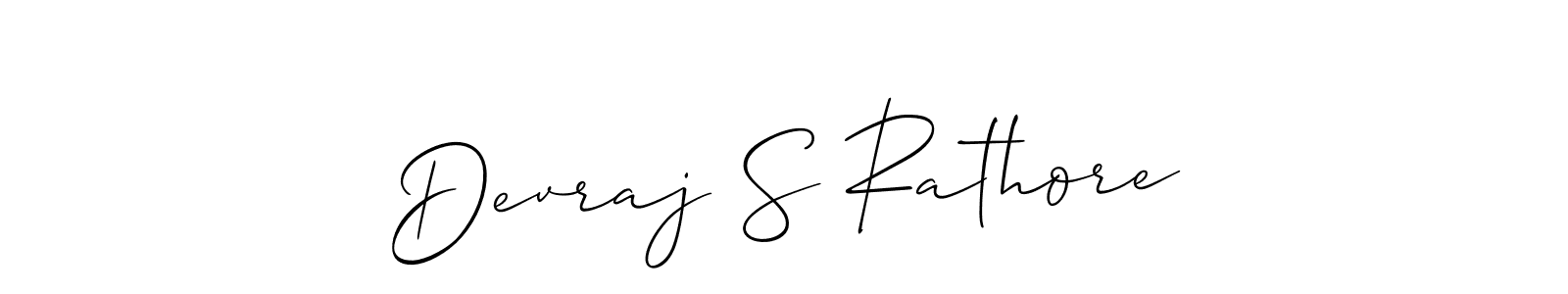 The best way (Allison_Script) to make a short signature is to pick only two or three words in your name. The name Devraj S Rathore include a total of six letters. For converting this name. Devraj S Rathore signature style 2 images and pictures png