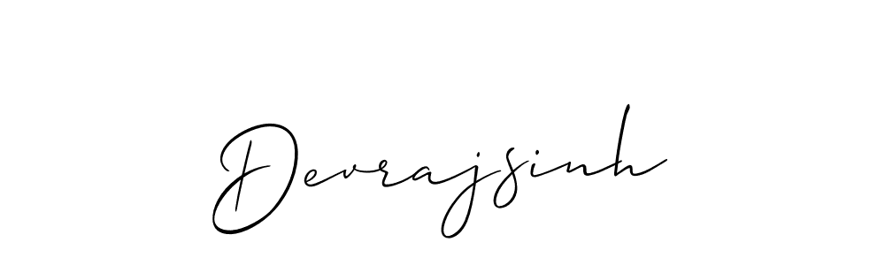 The best way (Allison_Script) to make a short signature is to pick only two or three words in your name. The name Devrajsinh include a total of six letters. For converting this name. Devrajsinh signature style 2 images and pictures png