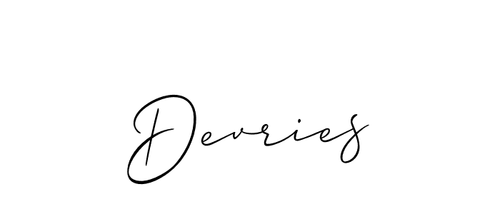 Once you've used our free online signature maker to create your best signature Allison_Script style, it's time to enjoy all of the benefits that Devries name signing documents. Devries signature style 2 images and pictures png