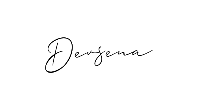 You can use this online signature creator to create a handwritten signature for the name Devsena. This is the best online autograph maker. Devsena signature style 2 images and pictures png