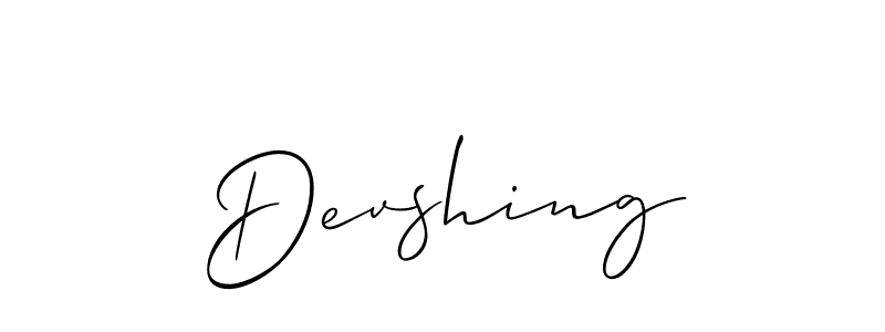 Allison_Script is a professional signature style that is perfect for those who want to add a touch of class to their signature. It is also a great choice for those who want to make their signature more unique. Get Devshing name to fancy signature for free. Devshing signature style 2 images and pictures png