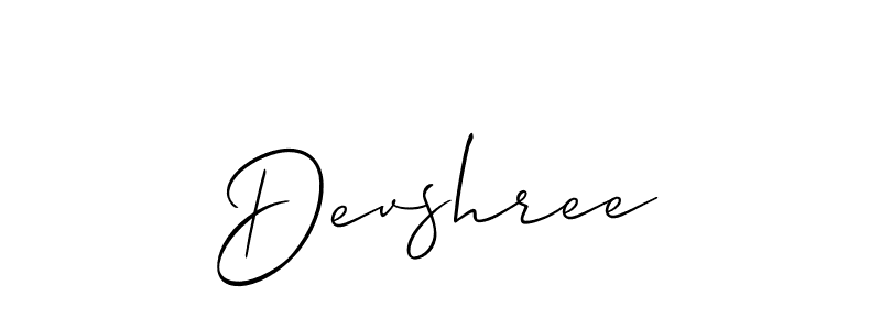 The best way (Allison_Script) to make a short signature is to pick only two or three words in your name. The name Devshree include a total of six letters. For converting this name. Devshree signature style 2 images and pictures png