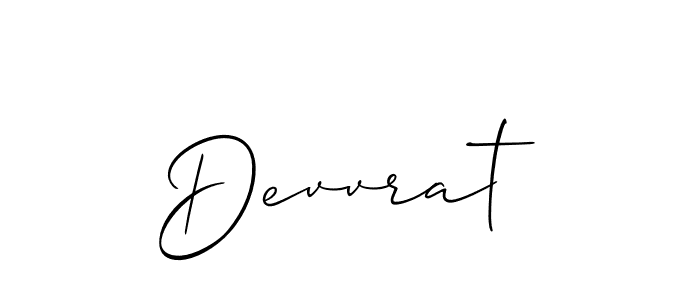 How to Draw Devvrat signature style? Allison_Script is a latest design signature styles for name Devvrat. Devvrat signature style 2 images and pictures png