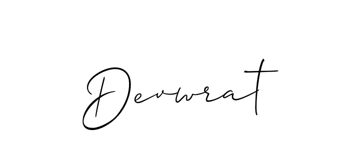 You should practise on your own different ways (Allison_Script) to write your name (Devwrat) in signature. don't let someone else do it for you. Devwrat signature style 2 images and pictures png