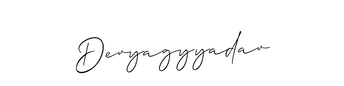 How to Draw Devyagyyadav signature style? Allison_Script is a latest design signature styles for name Devyagyyadav. Devyagyyadav signature style 2 images and pictures png