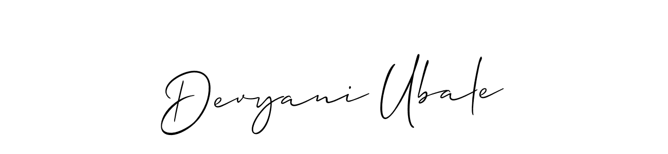 You can use this online signature creator to create a handwritten signature for the name Devyani Ubale. This is the best online autograph maker. Devyani Ubale signature style 2 images and pictures png