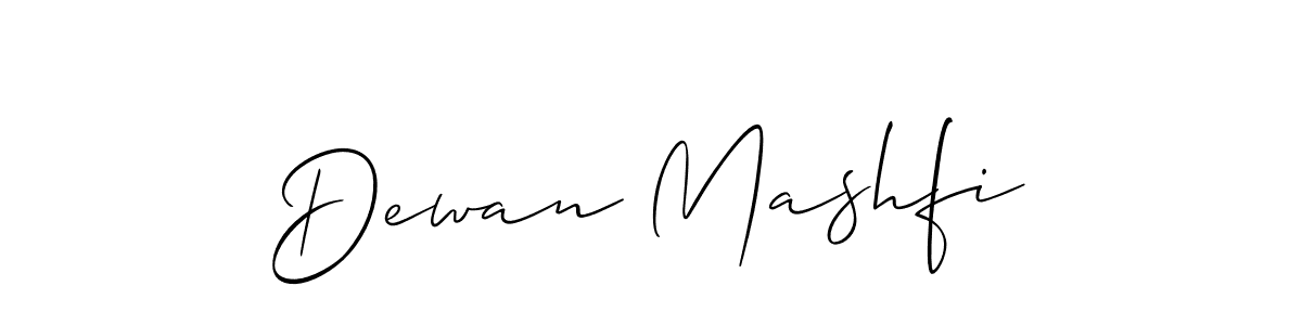 Best and Professional Signature Style for Dewan Mashfi. Allison_Script Best Signature Style Collection. Dewan Mashfi signature style 2 images and pictures png