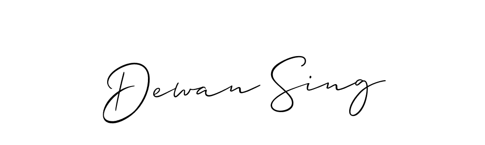 Once you've used our free online signature maker to create your best signature Allison_Script style, it's time to enjoy all of the benefits that Dewan Sing name signing documents. Dewan Sing signature style 2 images and pictures png