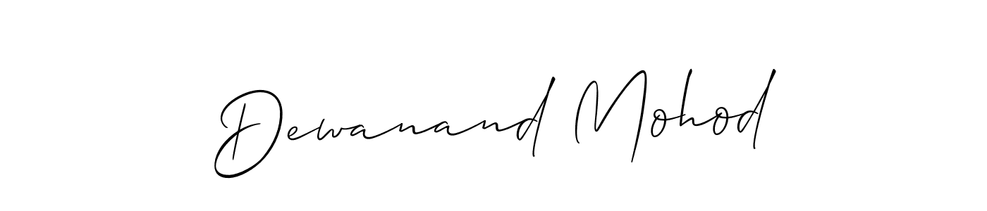 How to Draw Dewanand Mohod signature style? Allison_Script is a latest design signature styles for name Dewanand Mohod. Dewanand Mohod signature style 2 images and pictures png