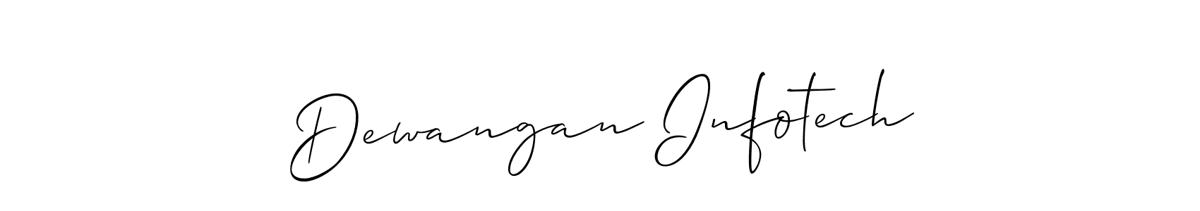 Make a beautiful signature design for name Dewangan Infotech. Use this online signature maker to create a handwritten signature for free. Dewangan Infotech signature style 2 images and pictures png