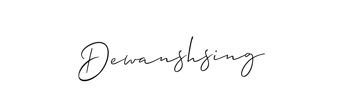 Best and Professional Signature Style for Dewanshsing. Allison_Script Best Signature Style Collection. Dewanshsing signature style 2 images and pictures png