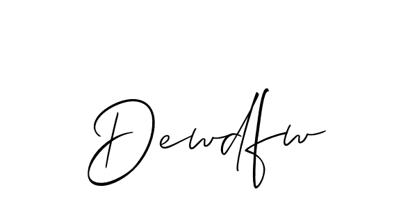 Similarly Allison_Script is the best handwritten signature design. Signature creator online .You can use it as an online autograph creator for name Dewdfw. Dewdfw signature style 2 images and pictures png