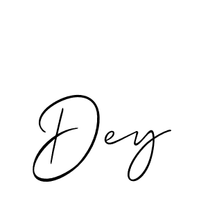 It looks lik you need a new signature style for name Dey. Design unique handwritten (Allison_Script) signature with our free signature maker in just a few clicks. Dey signature style 2 images and pictures png