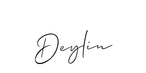 Similarly Allison_Script is the best handwritten signature design. Signature creator online .You can use it as an online autograph creator for name Deylin. Deylin signature style 2 images and pictures png