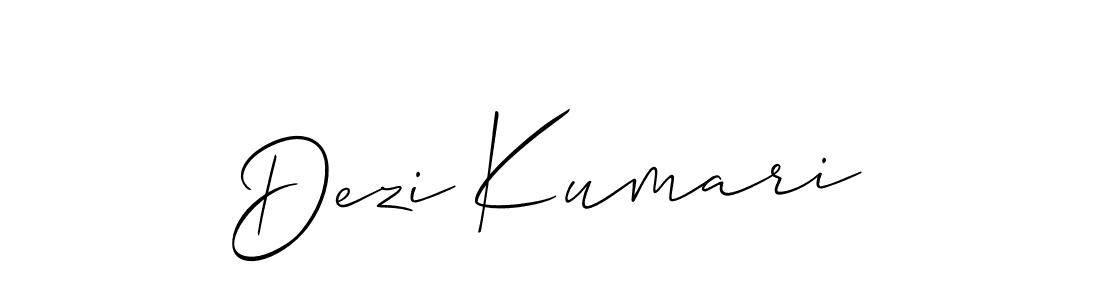 Also we have Dezi Kumari name is the best signature style. Create professional handwritten signature collection using Allison_Script autograph style. Dezi Kumari signature style 2 images and pictures png