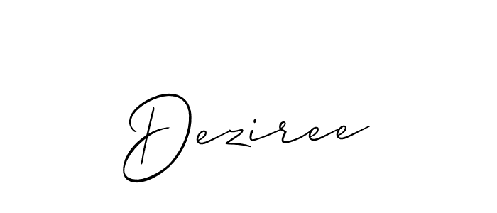 Similarly Allison_Script is the best handwritten signature design. Signature creator online .You can use it as an online autograph creator for name Deziree. Deziree signature style 2 images and pictures png
