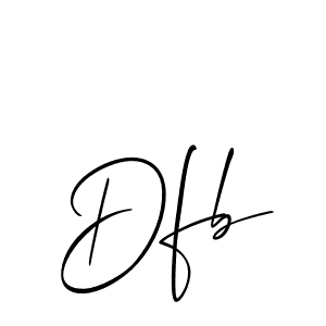 Similarly Allison_Script is the best handwritten signature design. Signature creator online .You can use it as an online autograph creator for name Dfb. Dfb signature style 2 images and pictures png