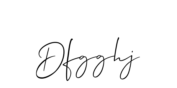 Also we have Dfgghj name is the best signature style. Create professional handwritten signature collection using Allison_Script autograph style. Dfgghj signature style 2 images and pictures png