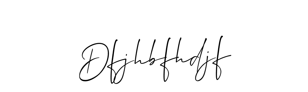 How to make Dfjhbfhdjf signature? Allison_Script is a professional autograph style. Create handwritten signature for Dfjhbfhdjf name. Dfjhbfhdjf signature style 2 images and pictures png