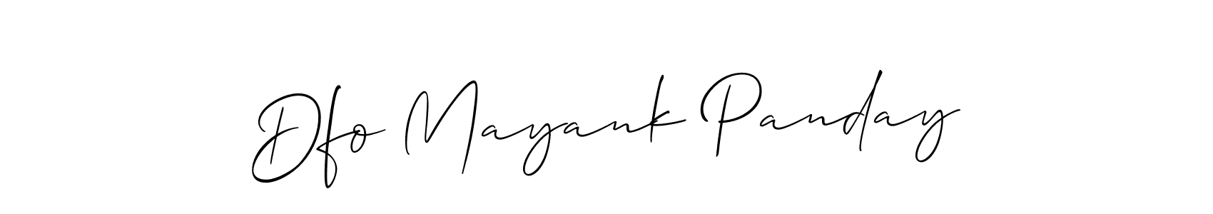 Best and Professional Signature Style for Dfo Mayank Panday. Allison_Script Best Signature Style Collection. Dfo Mayank Panday signature style 2 images and pictures png