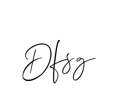 Also we have Dfsg name is the best signature style. Create professional handwritten signature collection using Allison_Script autograph style. Dfsg signature style 2 images and pictures png