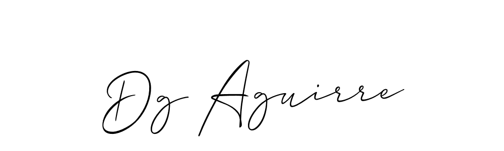 Make a short Dg Aguirre signature style. Manage your documents anywhere anytime using Allison_Script. Create and add eSignatures, submit forms, share and send files easily. Dg Aguirre signature style 2 images and pictures png