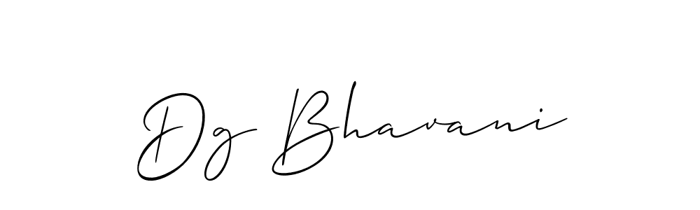 Also we have Dg Bhavani name is the best signature style. Create professional handwritten signature collection using Allison_Script autograph style. Dg Bhavani signature style 2 images and pictures png