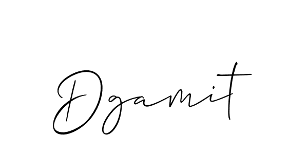 Also we have Dgamit name is the best signature style. Create professional handwritten signature collection using Allison_Script autograph style. Dgamit signature style 2 images and pictures png