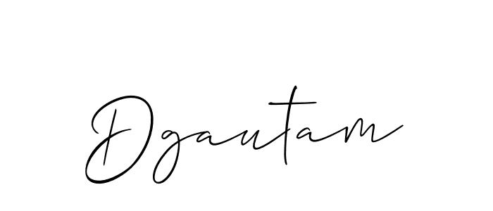 Make a short Dgautam signature style. Manage your documents anywhere anytime using Allison_Script. Create and add eSignatures, submit forms, share and send files easily. Dgautam signature style 2 images and pictures png