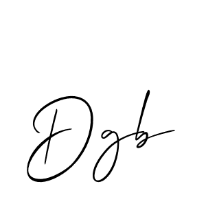 Make a beautiful signature design for name Dgb. Use this online signature maker to create a handwritten signature for free. Dgb signature style 2 images and pictures png