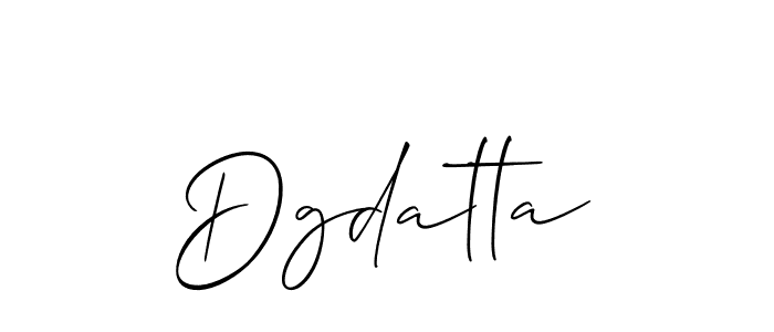 Dgdatta stylish signature style. Best Handwritten Sign (Allison_Script) for my name. Handwritten Signature Collection Ideas for my name Dgdatta. Dgdatta signature style 2 images and pictures png