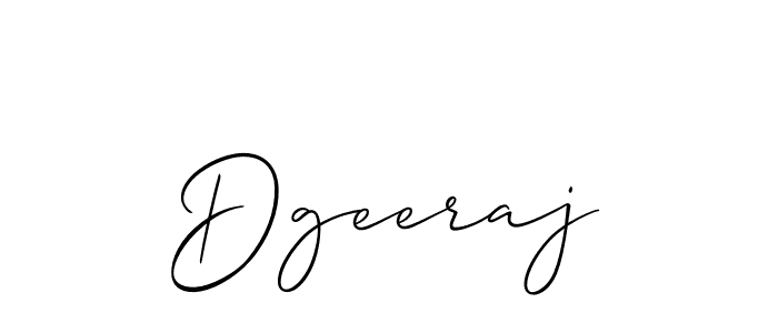 Allison_Script is a professional signature style that is perfect for those who want to add a touch of class to their signature. It is also a great choice for those who want to make their signature more unique. Get Dgeeraj name to fancy signature for free. Dgeeraj signature style 2 images and pictures png