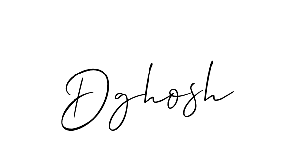 Dghosh stylish signature style. Best Handwritten Sign (Allison_Script) for my name. Handwritten Signature Collection Ideas for my name Dghosh. Dghosh signature style 2 images and pictures png